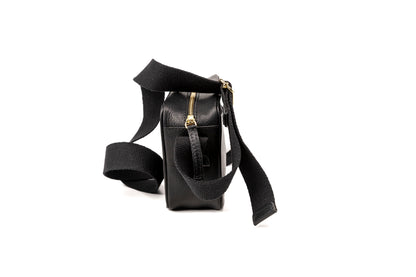 Leather Crossbody Black The Sausalito Collection