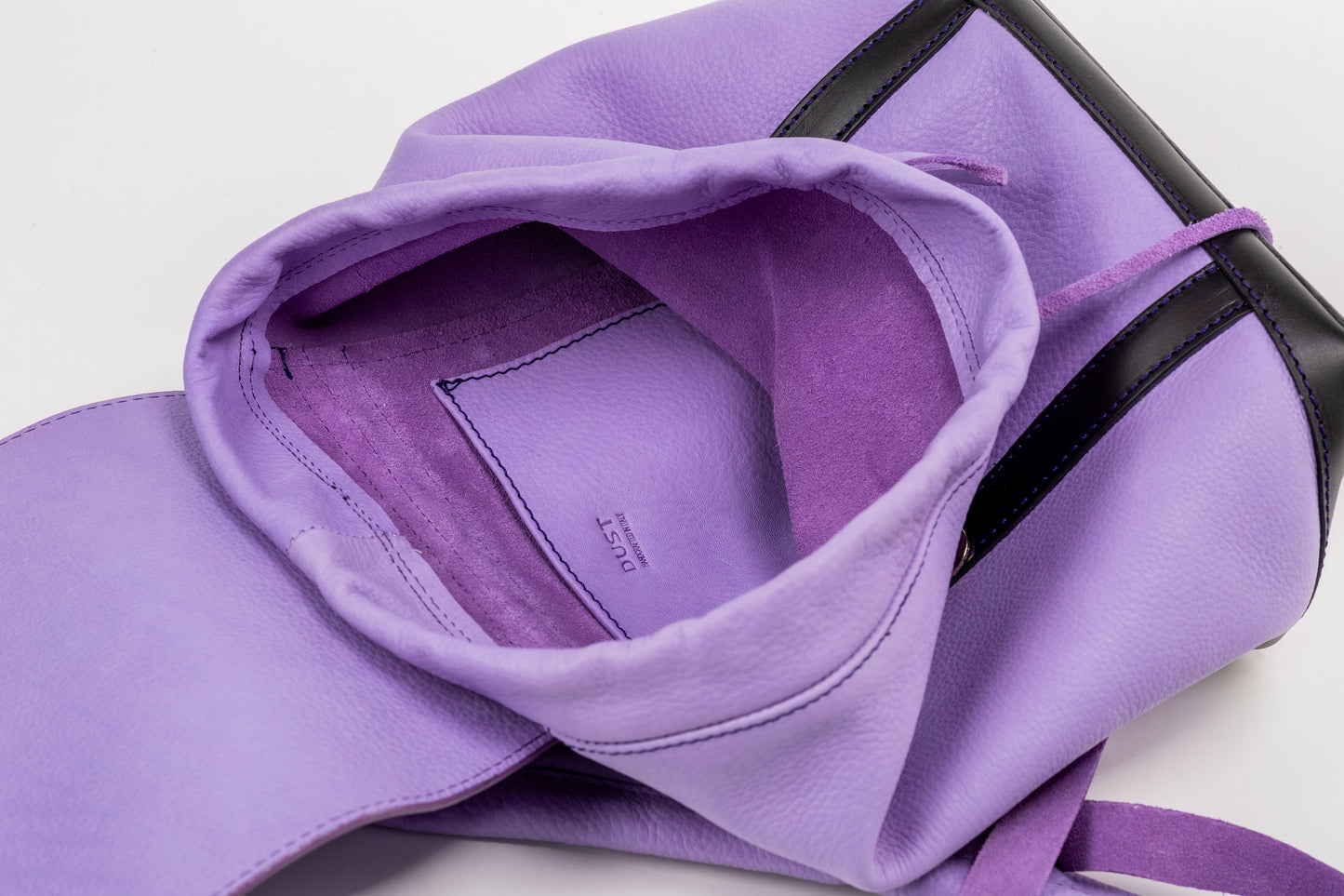 Leather Backpack Lavender Laurel Canyon Collection