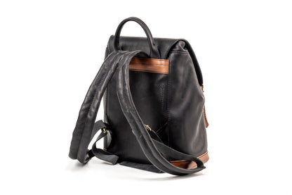 Leather Backpack Black Laurel Canyon Collection