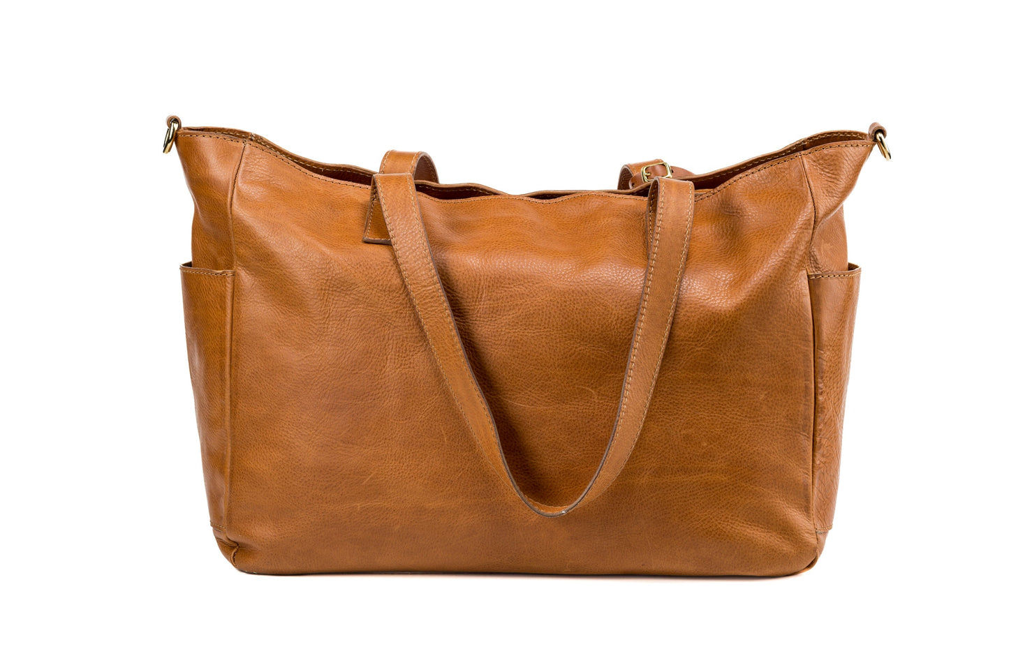 Leather Tote Brown Fifth Avenue Collection