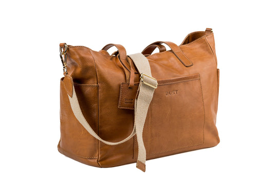 Leather Tote Brown Fifth Avenue Collection