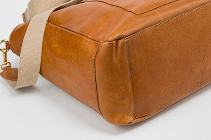 Leather Tote Brown Fifth Avenue Collection