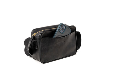 Leather Crossbody Black The Sausalito Collection