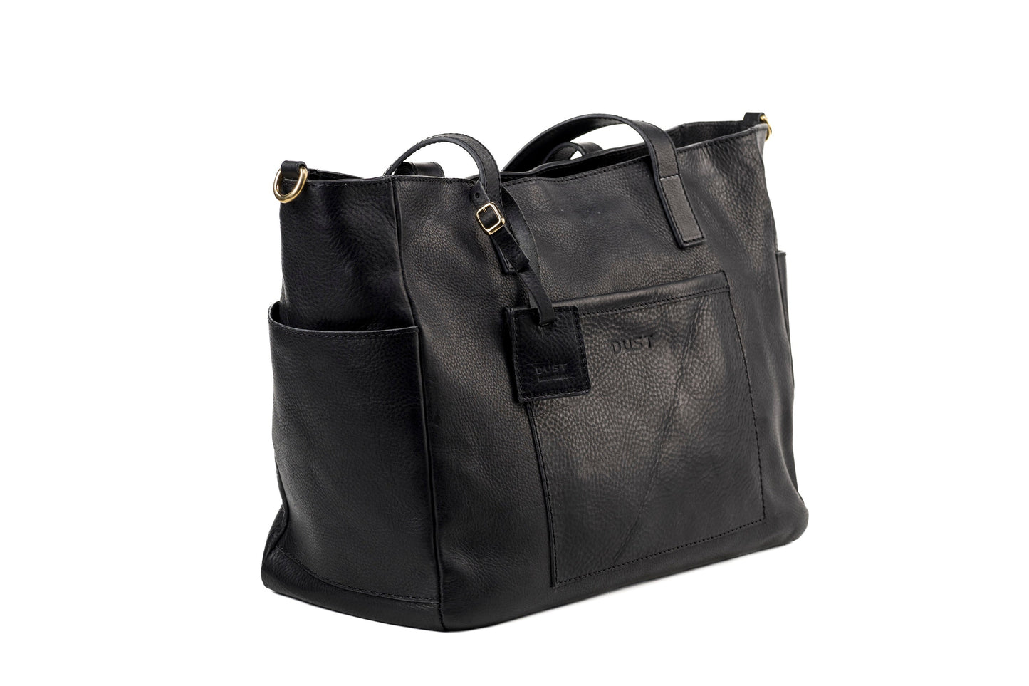 Leather Tote Black Fifth Avenue Collection