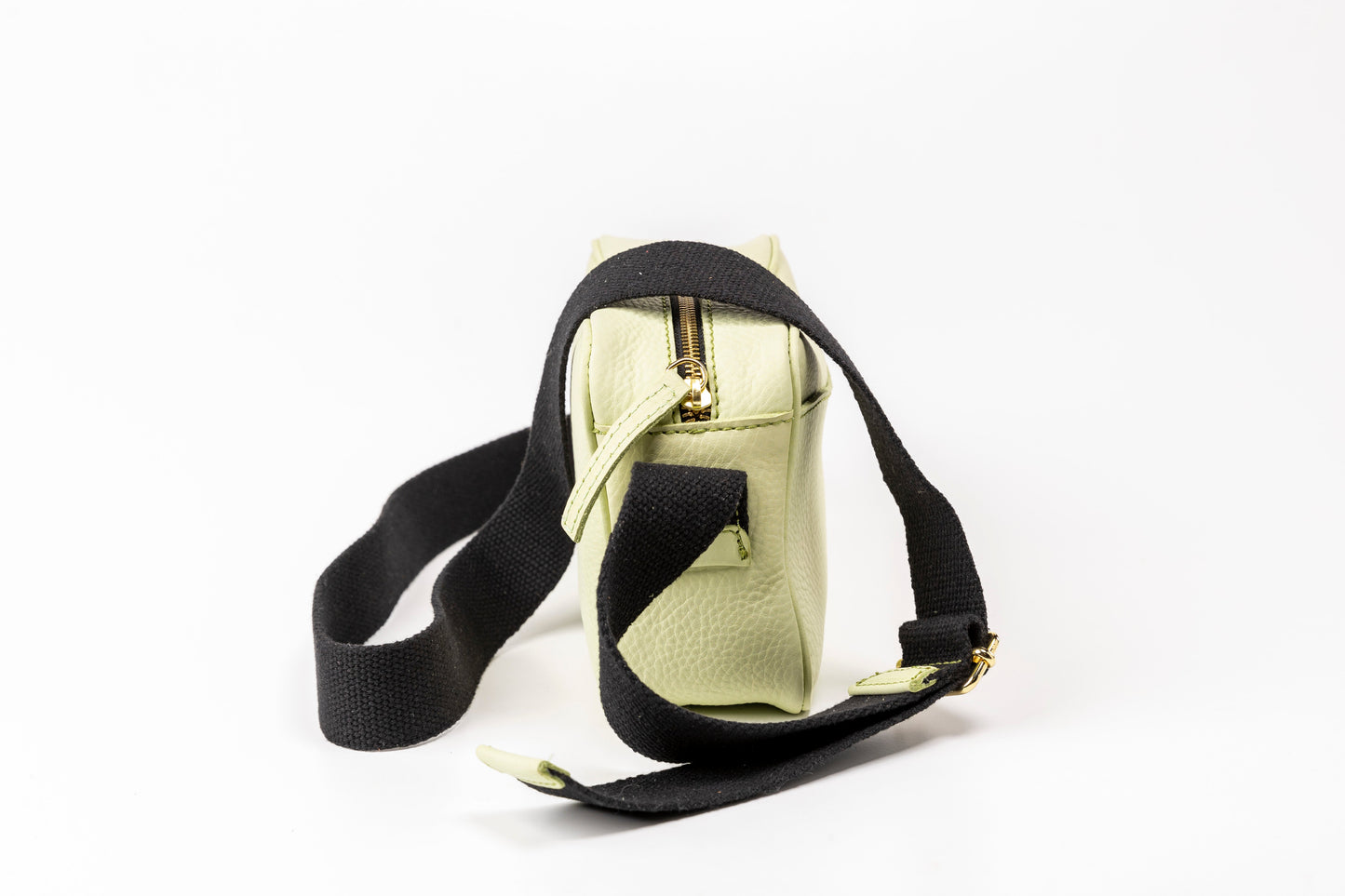 Leather Crossbody Pistachio The Sausalito Collection