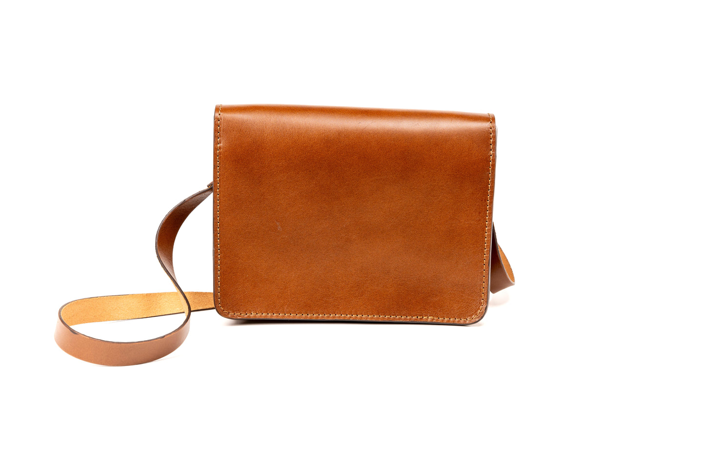 Leather Crossbody Brown The Santa Fe Collection