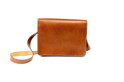 Leather Crossbody Brown The Santa Fe Collection