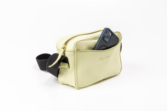 Leather Crossbody Pistachio The Sausalito Collection