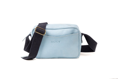 Leather Crossbody Light Blue The Sausalito Collection