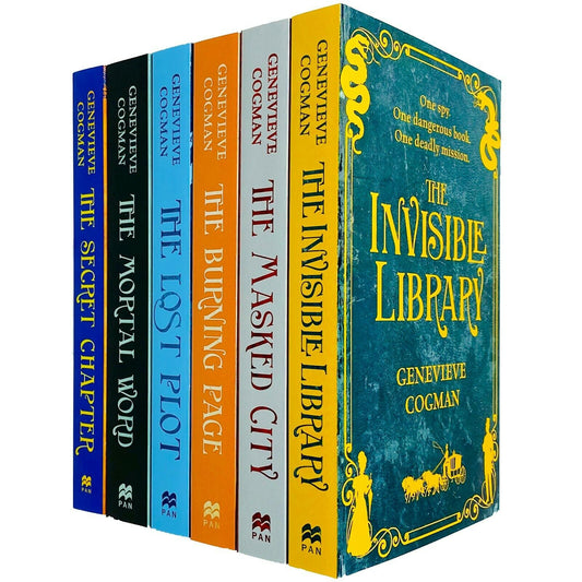 Invisible Library Series 6 Books Collection Set By Genevieve Cogman Masked City Burning Page