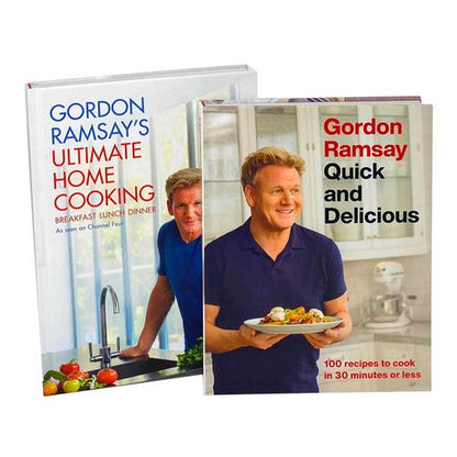 Gordon Ramsay Collection 2 Books Set - Ultimate Home Cooking, Quick and Delicious