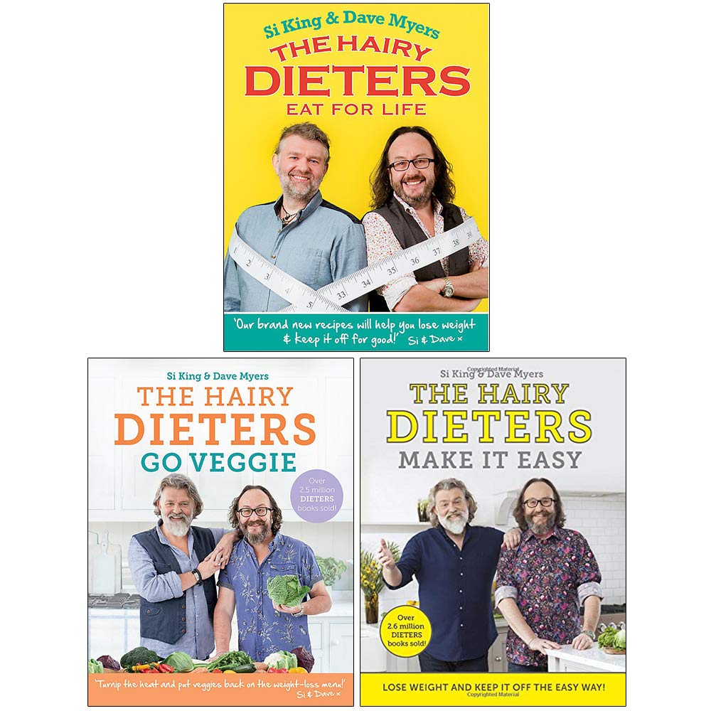 Hairy Dieters Collection 3 Books Set (Eat for Life, Go Veggie, Make It Easy)