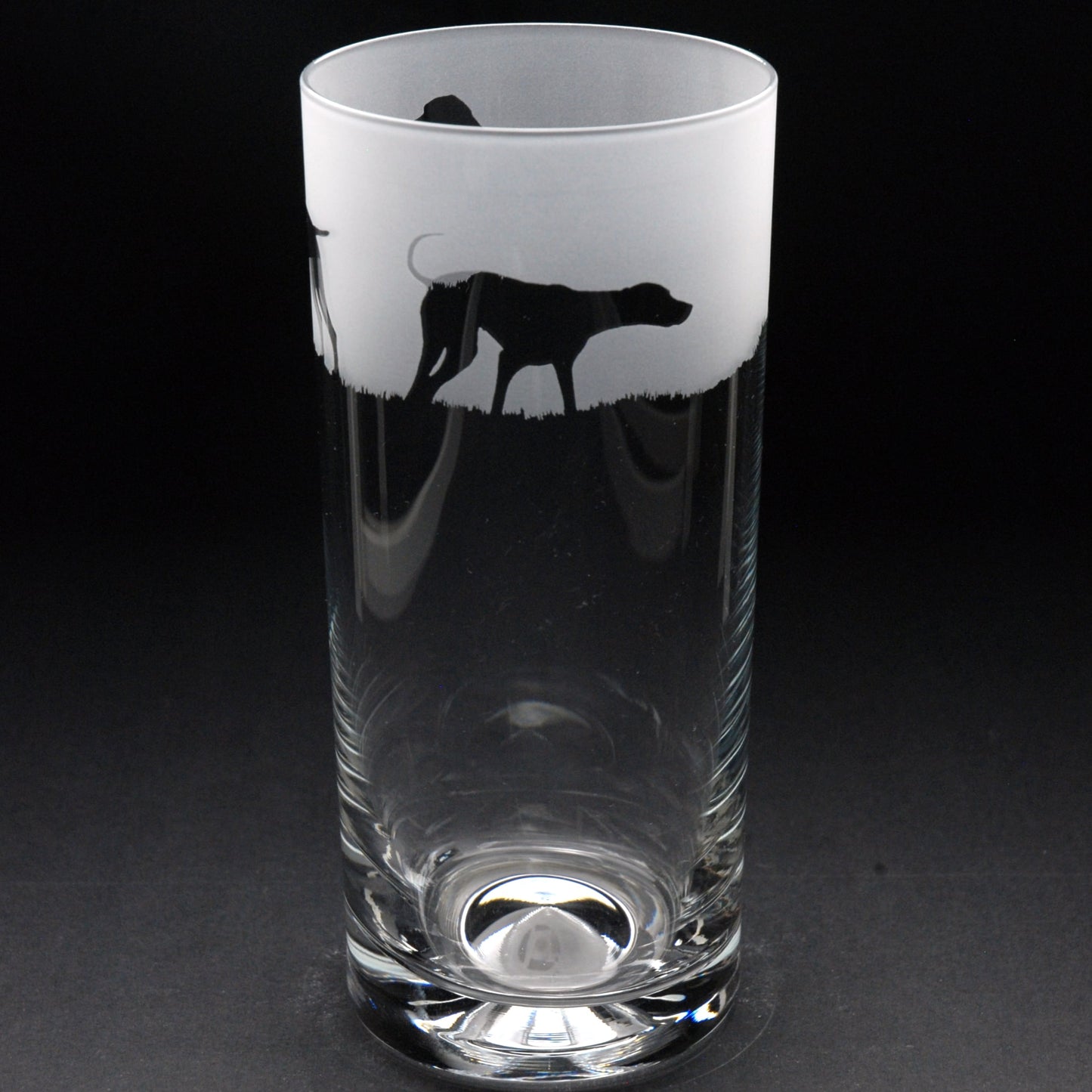 Hungarian Vizsla Dog Highball Glass - Hand Etched/Engraved Gift