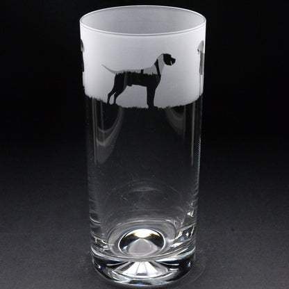 Hungarian Vizsla Dog Highball Glass - Hand Etched/Engraved Gift