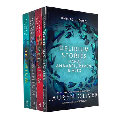 Lauren Oliver Delirium The Complete Collection 4 Books Box Set (Delirium, Pandemonium, Requiem, Delirium Stories)