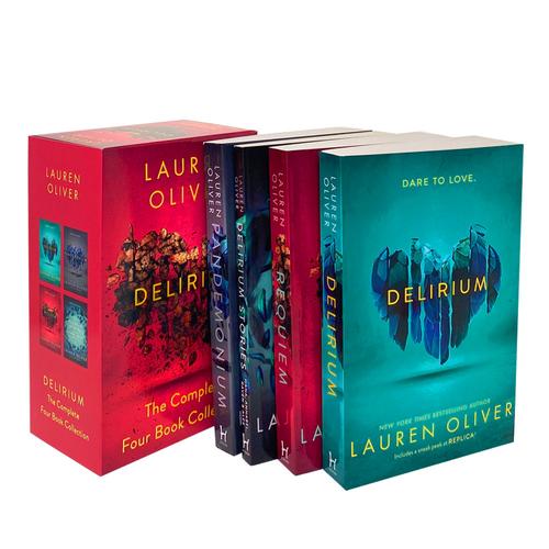 Lauren Oliver Delirium The Complete Collection 4 Books Box Set (Delirium, Pandemonium, Requiem, Delirium Stories)