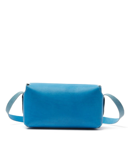 The Small Box In Leather Light Blue