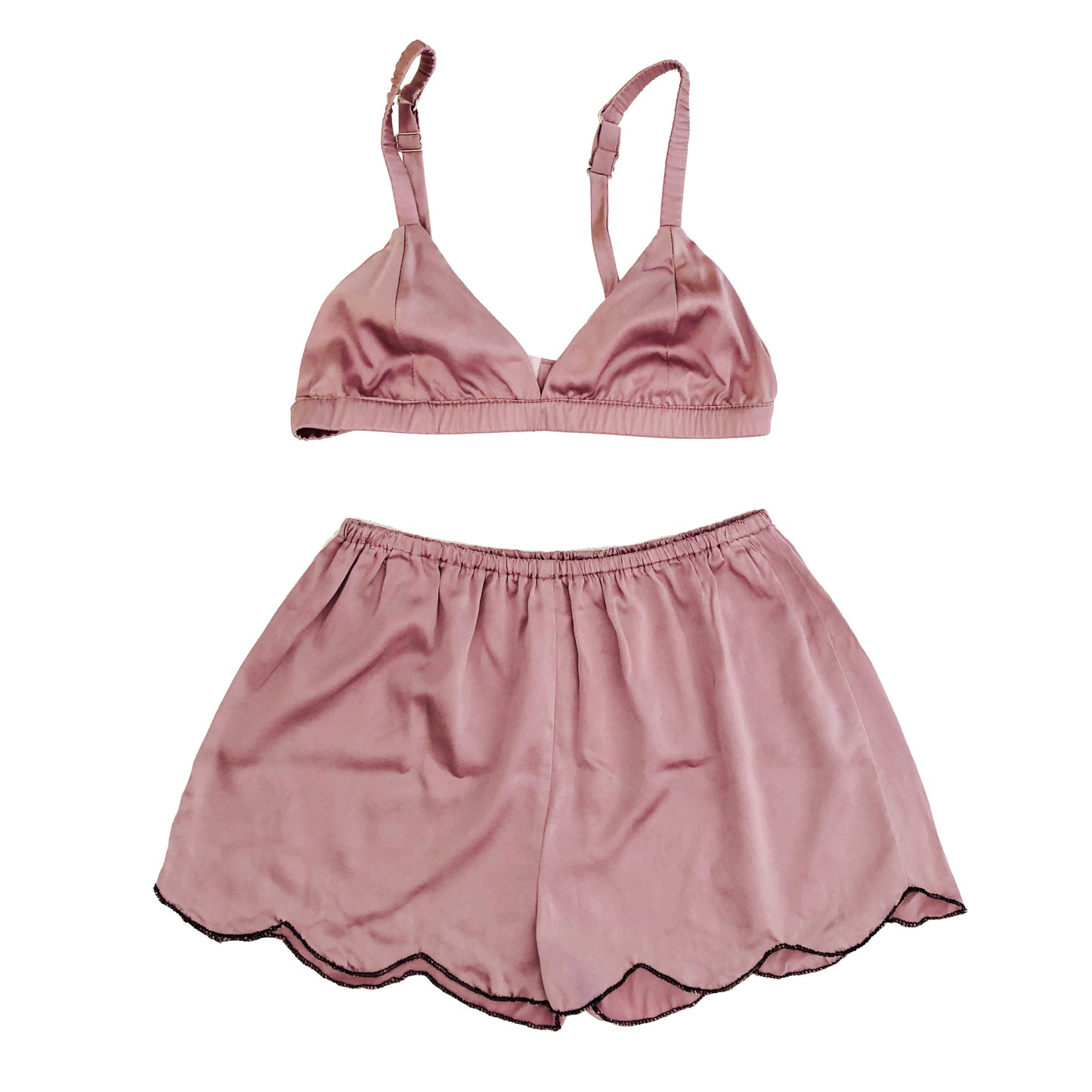 Custom Bralettes and Shorts Set | 19 Momme Silk Charmeuse