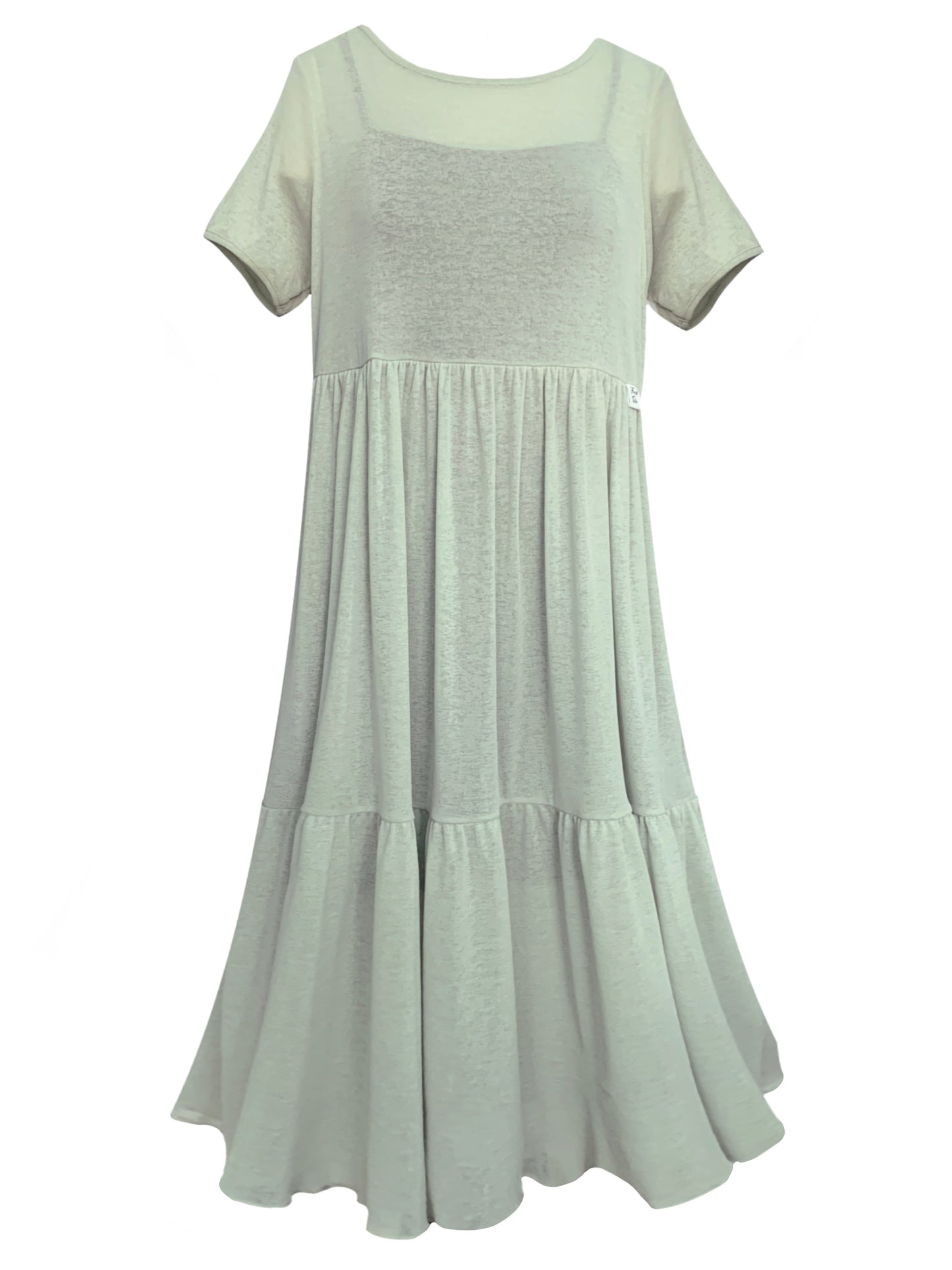 Juniper Sheer Midaxi Dress In Mint