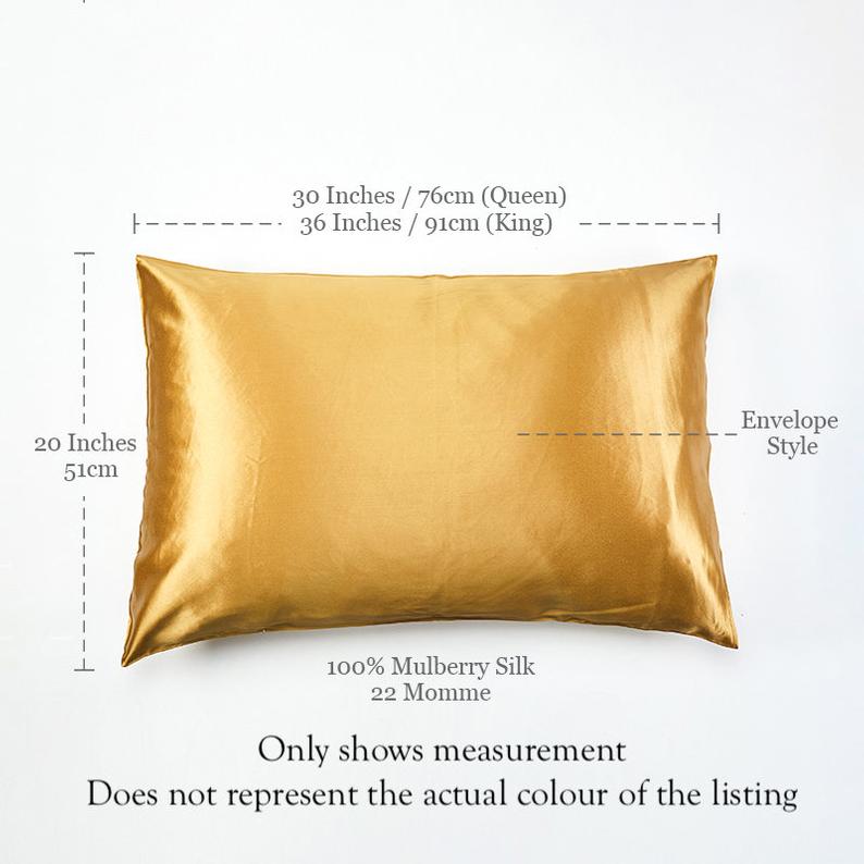 Ivory Pure Mulberry Silk Pillowcase | Standard, Queen & King | 22 Momme | Float Collection