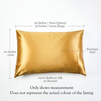 Burgundy Pure Mulberry Silk Pillowcase | Standard, Queen & King | 22 Momme | Float Collection