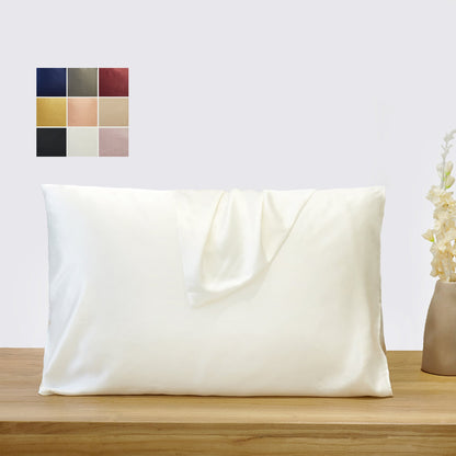 Custom Pure Mulberry Silk Pillowcase | Standard, Queen & King or Custom Size | 22-32 Momme | Float Collection