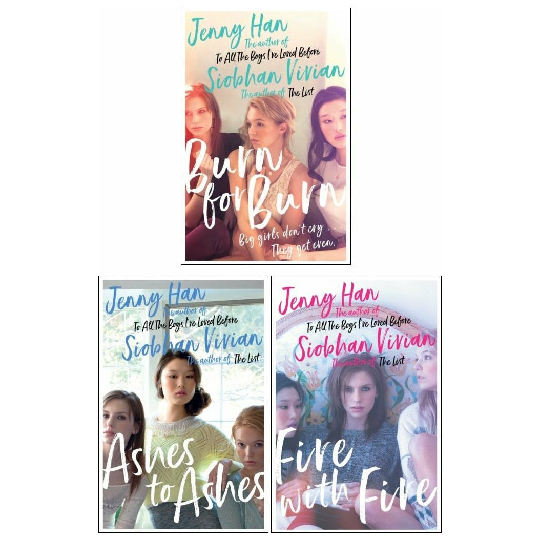 The Burn for Burn Trilogy 3 Books Collection Set by Jenny Han and Siobhan Vivian (Burn for Burn, Ashes to Ashes, Fire with Fire)