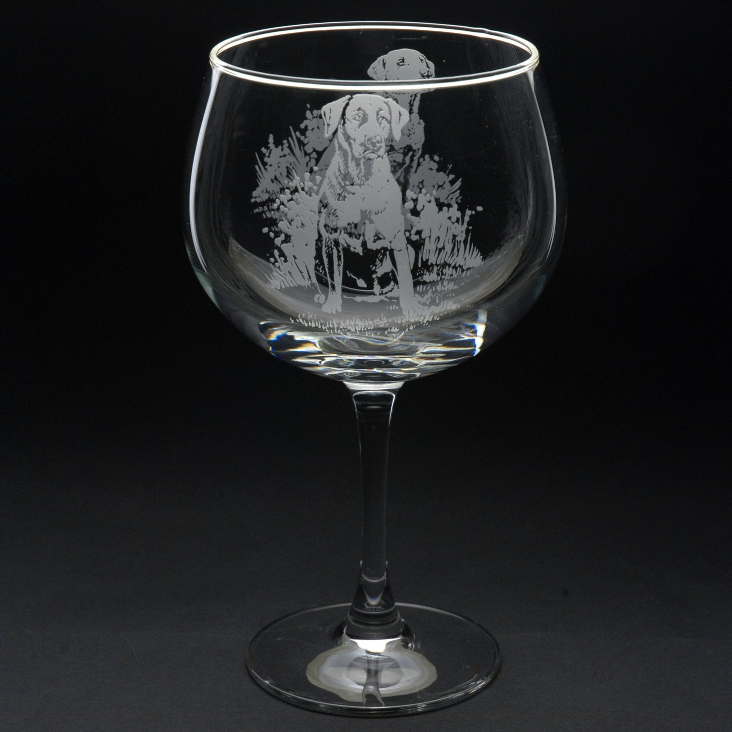 Labrador Dog Gin Cocktail Glass - Hand Etched/Engraved Gift