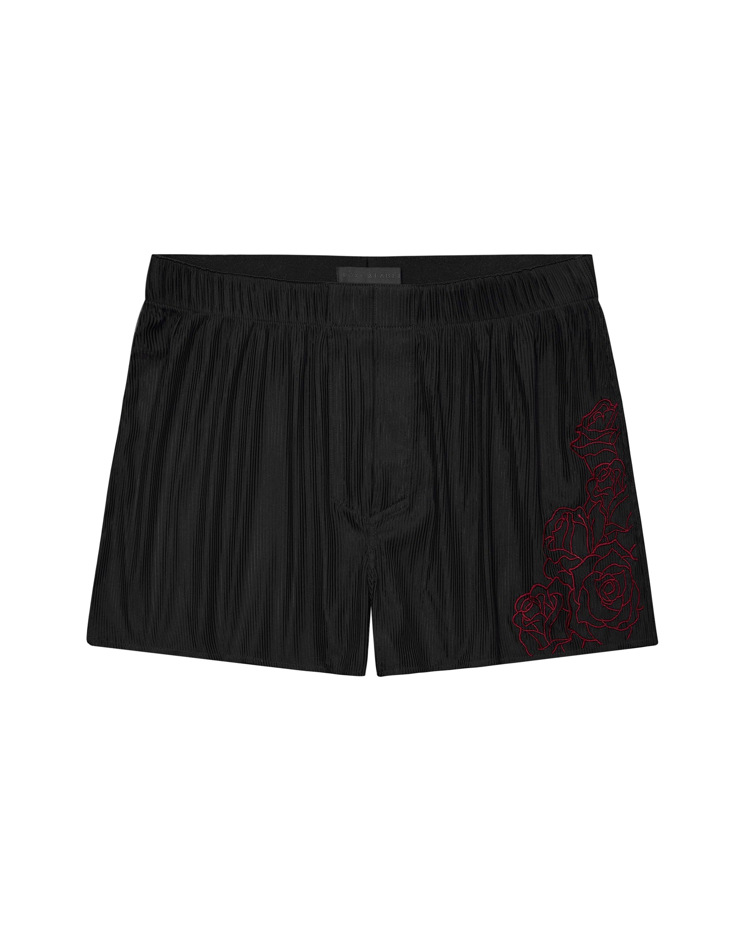 LACE BOXER - RED ROSES