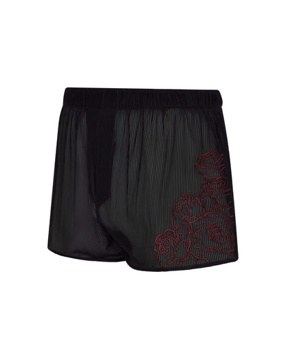 LACE BOXER - RED ROSES