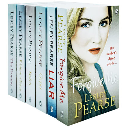 Lesley Pearse 6 Books Collection Set (Forgive Me, Liar, Gypsy, Stolen, Without a Trace, The Promise)