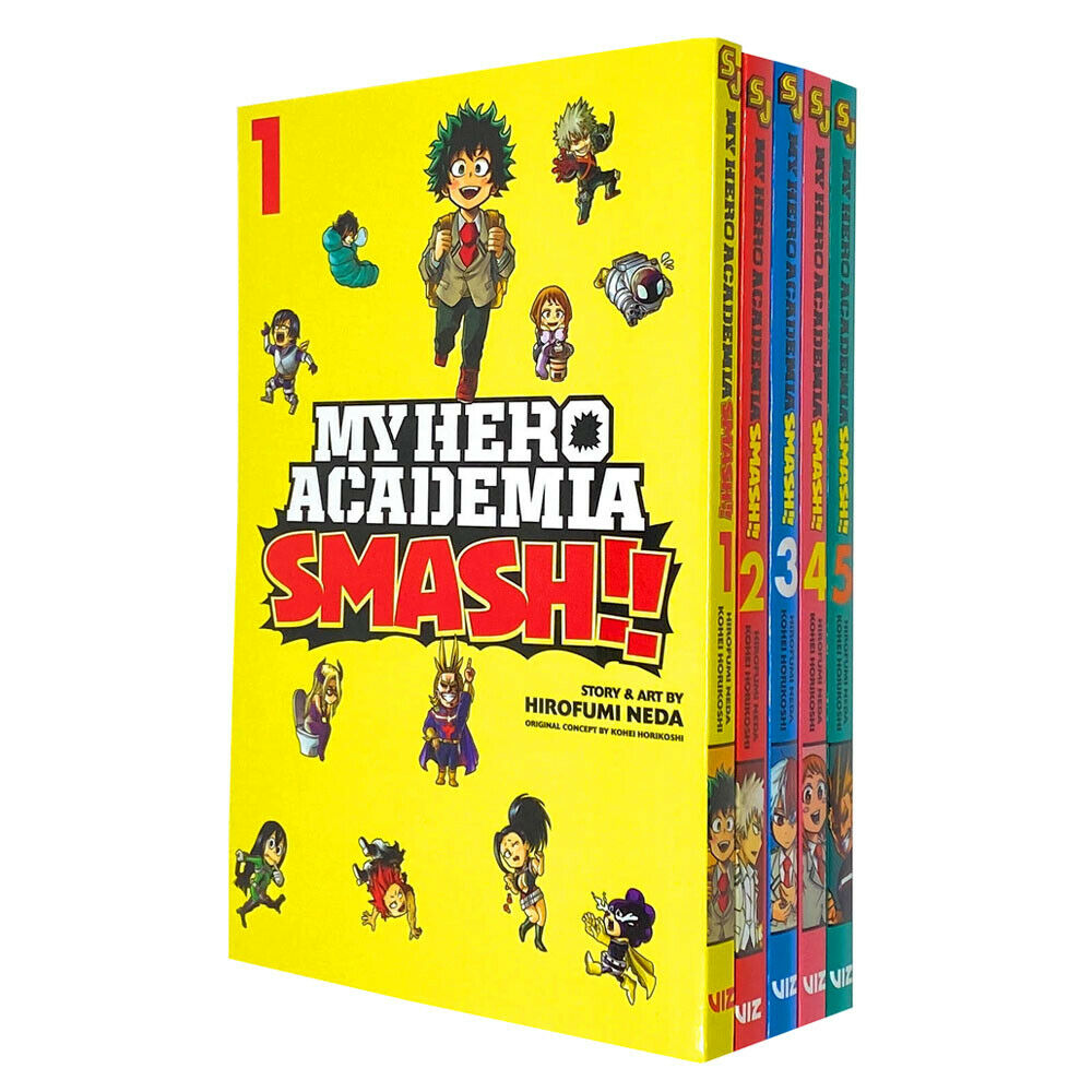 My Hero Academia Smash Series (Vol 1-5) Collection 5 Books Set By Kohei Horikosh