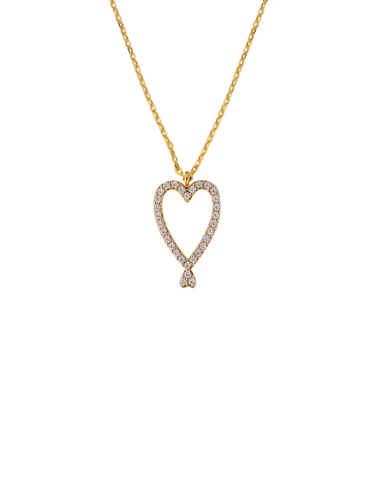 Mya-Bay Twin Hearts Necklace