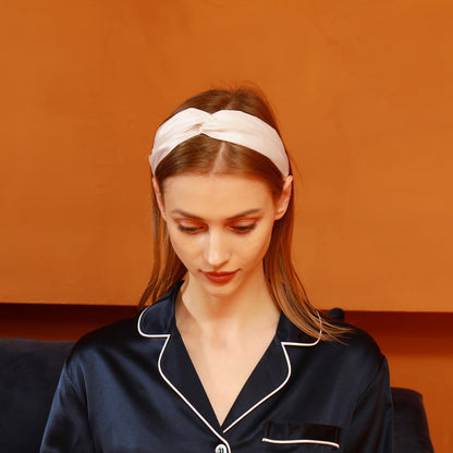 Pure Mulberry Silk Turban Headband | 22 Momme | Float Collection