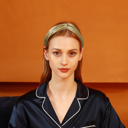 Pure Mulberry Silk Turban Headband | 22 Momme | Float Collection