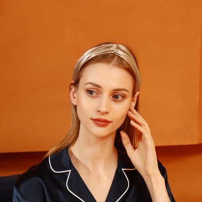 Pure Mulberry Silk Turban Headband | 22 Momme | Float Collection