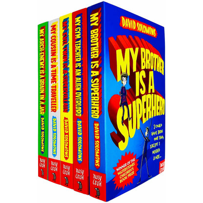 My Brother is a Superhero Series 5 Books Collection Set By David Solomons