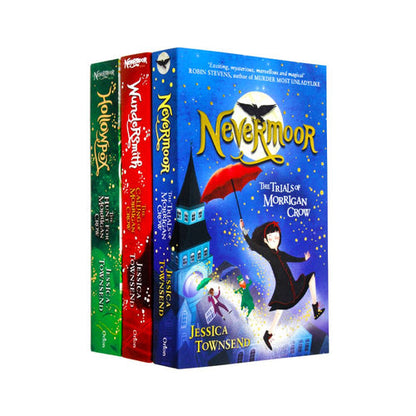 Morrigan Crow Series Collection 3 Books Box Set by Jessica Townsend (Hollowpox, Nevermoor, Wundersmith)