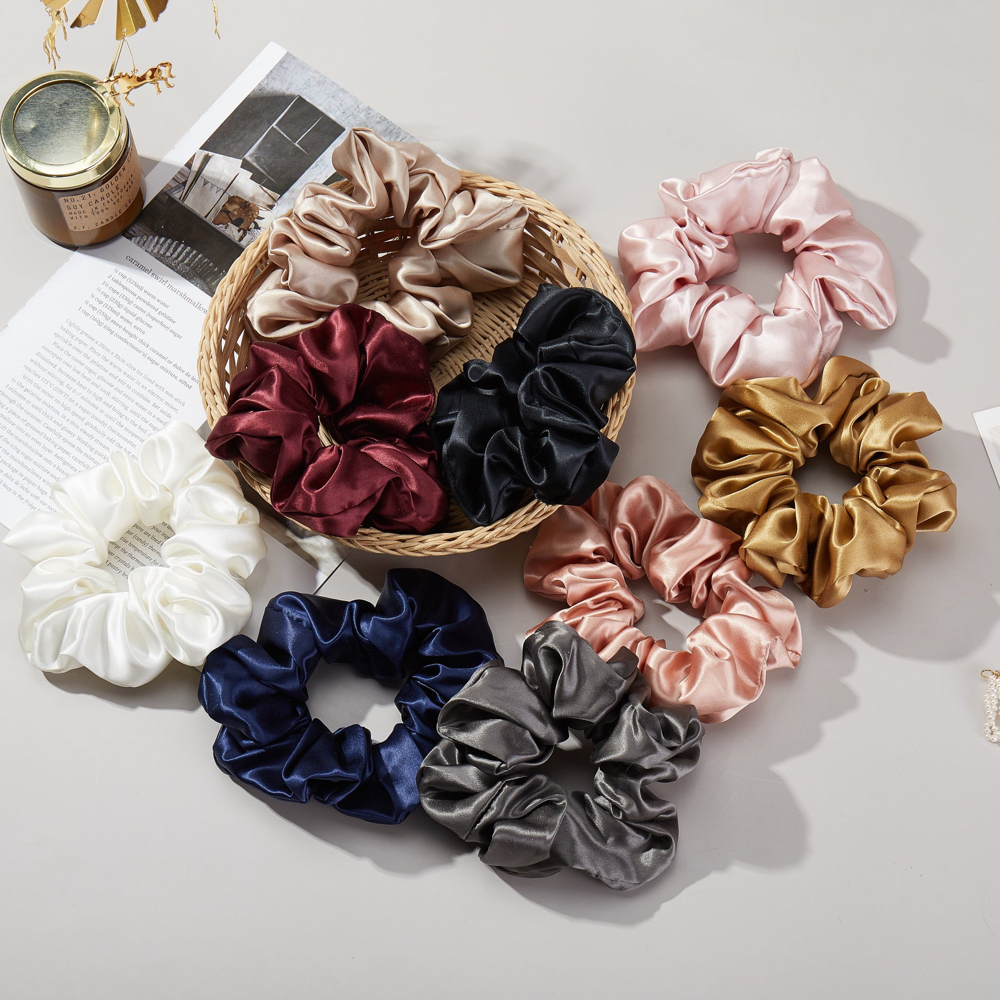 Custom Silk Scrunchies