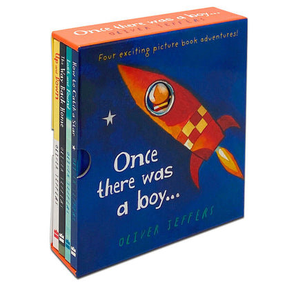 Oliver Jeffers 4 books Collection Includes Once there was a boy