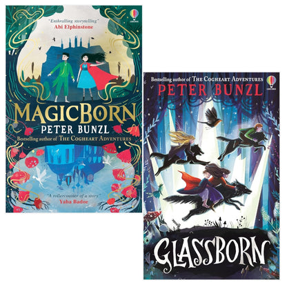 Peter Bunzl Magicborn 2 Books Collection Set (Magicborn, Glassborn)