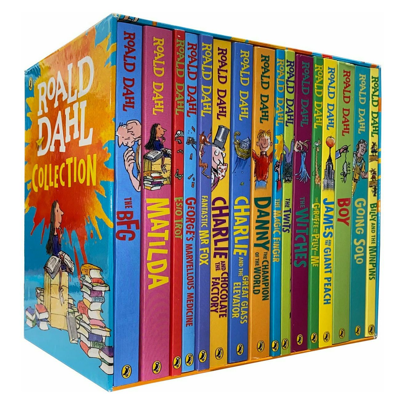 Roald Dahl Collection 16 Books Set Classic Kids