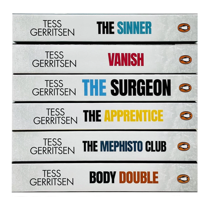 Tess Gerritsen Rizzoli & Isles Series 1-6 Books Collection Set (The Apprentice, The Surgeon, The Sinner, Vanish, The Memphisto Club, Body Double)