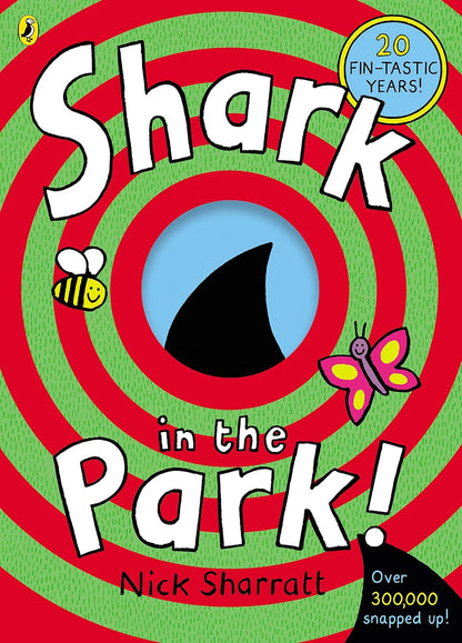 Shark In The Park Series 4 Books Collection Set by Nick Sharratt (Shark in the Park!, On a Windy Day!, Shark in the Dark!, Oh No! Shark in the Snow!) | Fun Picture Books for Children