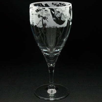 Sloth Crystal Wine Glass - Hand Etched/Engraved Gift