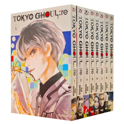 Tokyo Ghoul Re Series Volume 1,3,4,5,6,7,8,9 Collection 8 Books Set by Sui Ishida