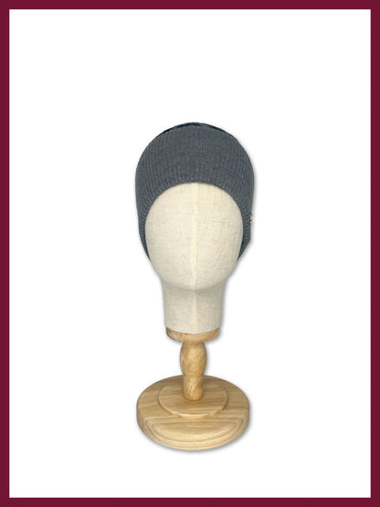 Darcy Leopard Beanie - Grey Mix