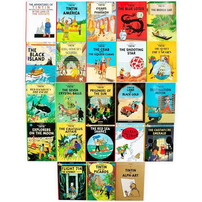 Tintin Paperback Boxed Set 23 Titles: Complete Paperback Slipcase Herge