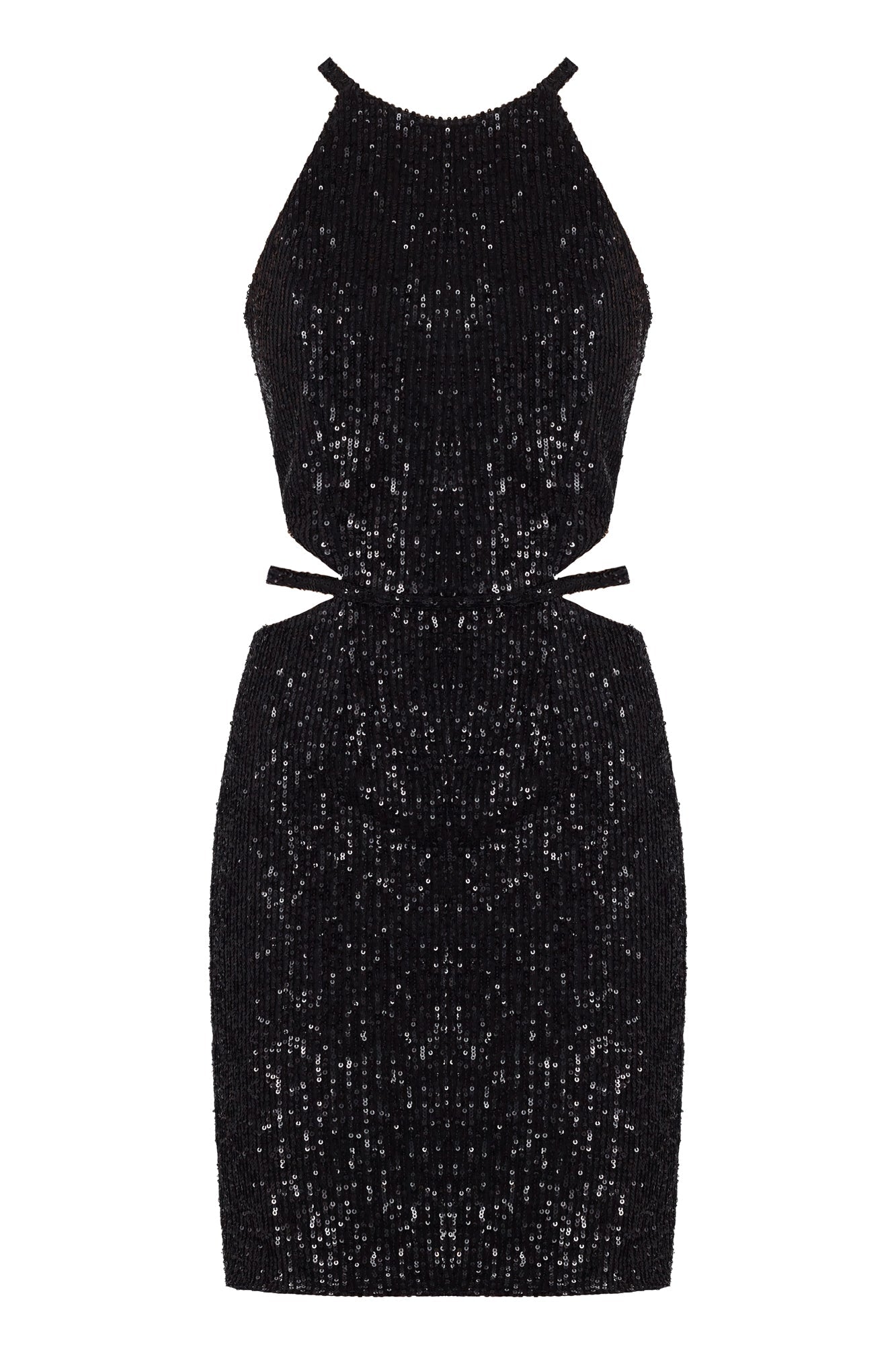 little black sequin dress