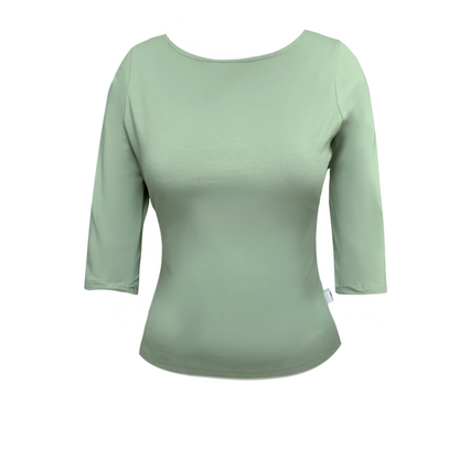 Primrose Top With Bow In Sage